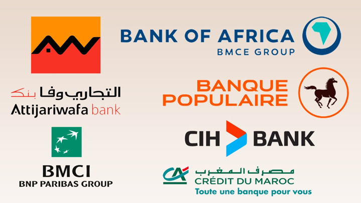 On retrouve les grosses banques marocaines en activité sur le marché ces dernières années. Attijariwafa Bank, Bank Of Africa, BMCI, Banque Populaire, ...